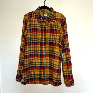 Kavu plaid zip shirt/jacket